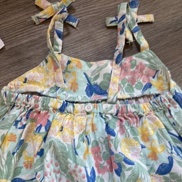 BNWT Nordstrom Linen Blend Romper - Picture 7 of 9